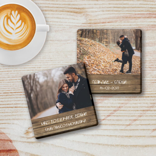 Με Μήνυμα, Σετ Σουβέρ με δύο Φωτογραφίες, Ονόματα