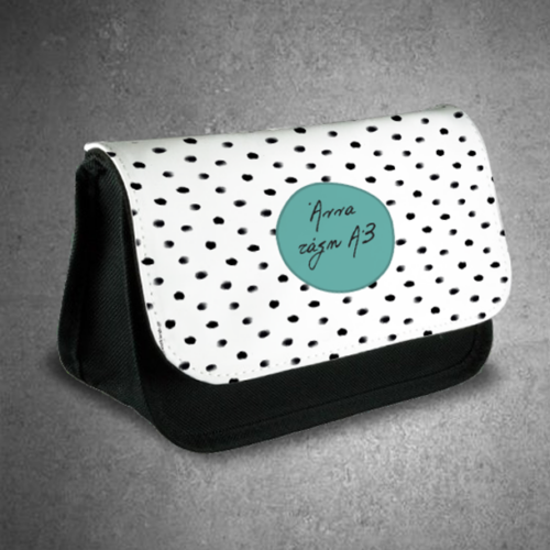 Mαύρη Κασετίνα με πινελιές, με Όνομα, Τάξη