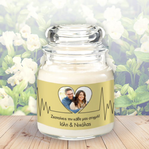 Βαζάκι Κερί, Προσωποποιημένο με Φωτογραφία, Ονόματα, Ευχές