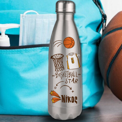 Ανοξείδωτο Παγούρι Θερμός για Νερό με Όνομα, 750 ml