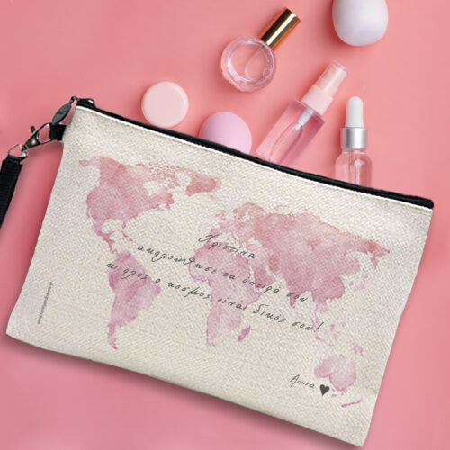 Για αποφοίτηση Τσαντάκι καλλυντικών, με Μήνυμα, Όνομα