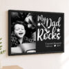 diakosmhtiko kadro doro gia mpampa me fotografia my dad rocks giorti patera familyandfriends