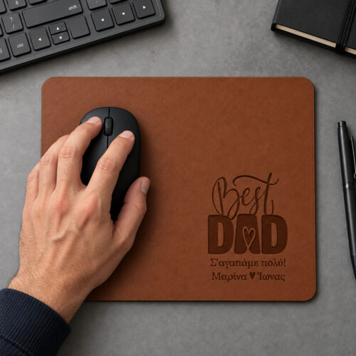 mousepad-dermatino-kafe-gia-grafeio-best-dad-me-minima-onomata